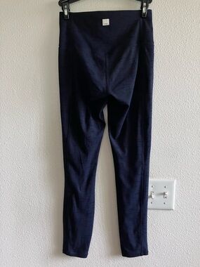 Vuori Studio Pocket Leggings Pants Midnight Slub Navy Blue size Small S EUC